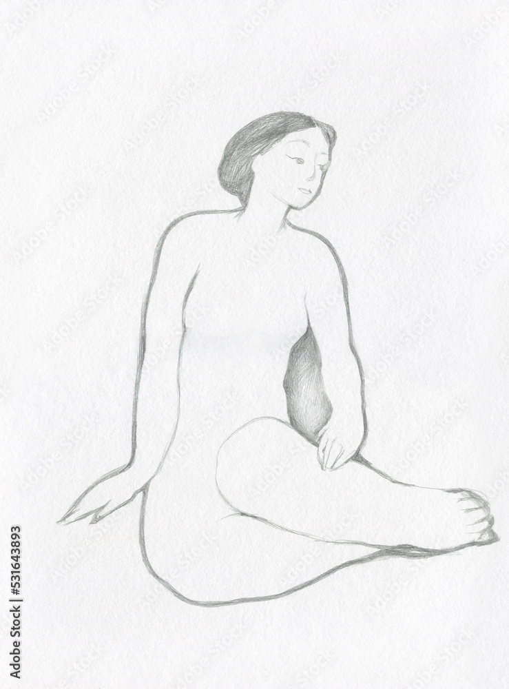 sketch on paper. woman portrait. illustration
sketch on paper. woman portrait. illustration