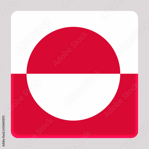 3D Flag of Greenland on a avatar square background. Free Download 3D Flag of Greenland on a avatar square background. - GFXLoad
