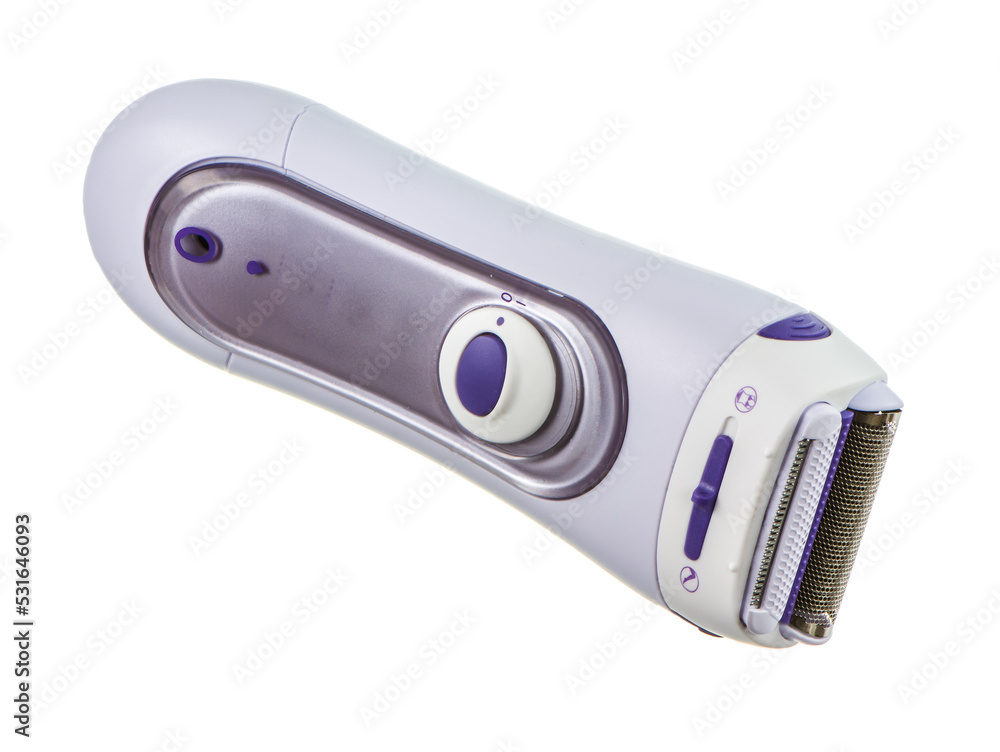 Closeup of an eletrical lady shaver