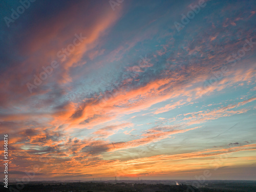 Himmel bei Sonnenuntergang
