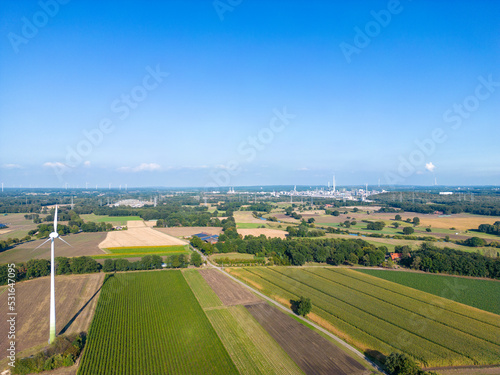 Landschaft mit Fernsicht