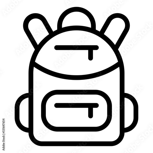 Bagpack Icon Style