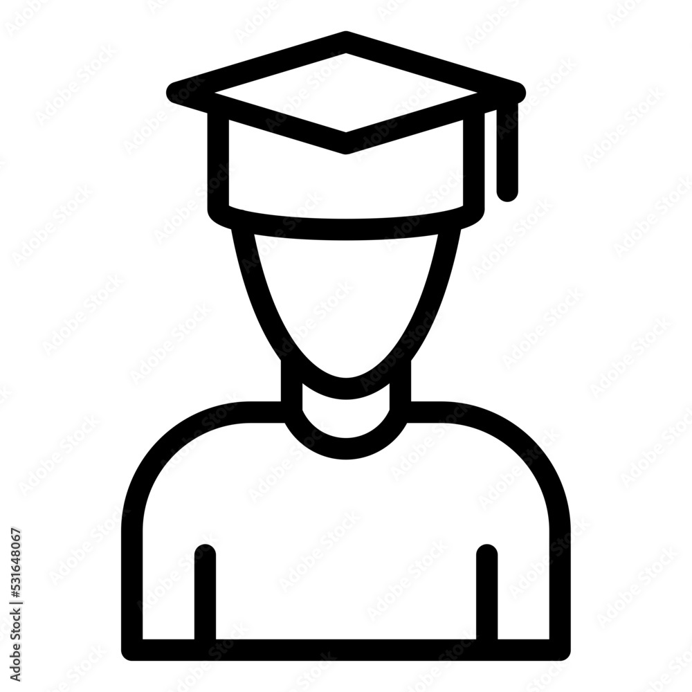 Student Icon Style Student Icon Style