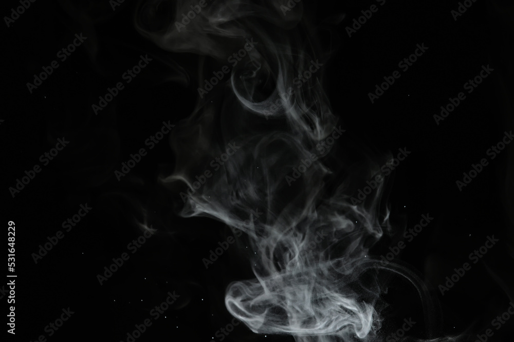 Obraz premium texture smoke on a black background abstract