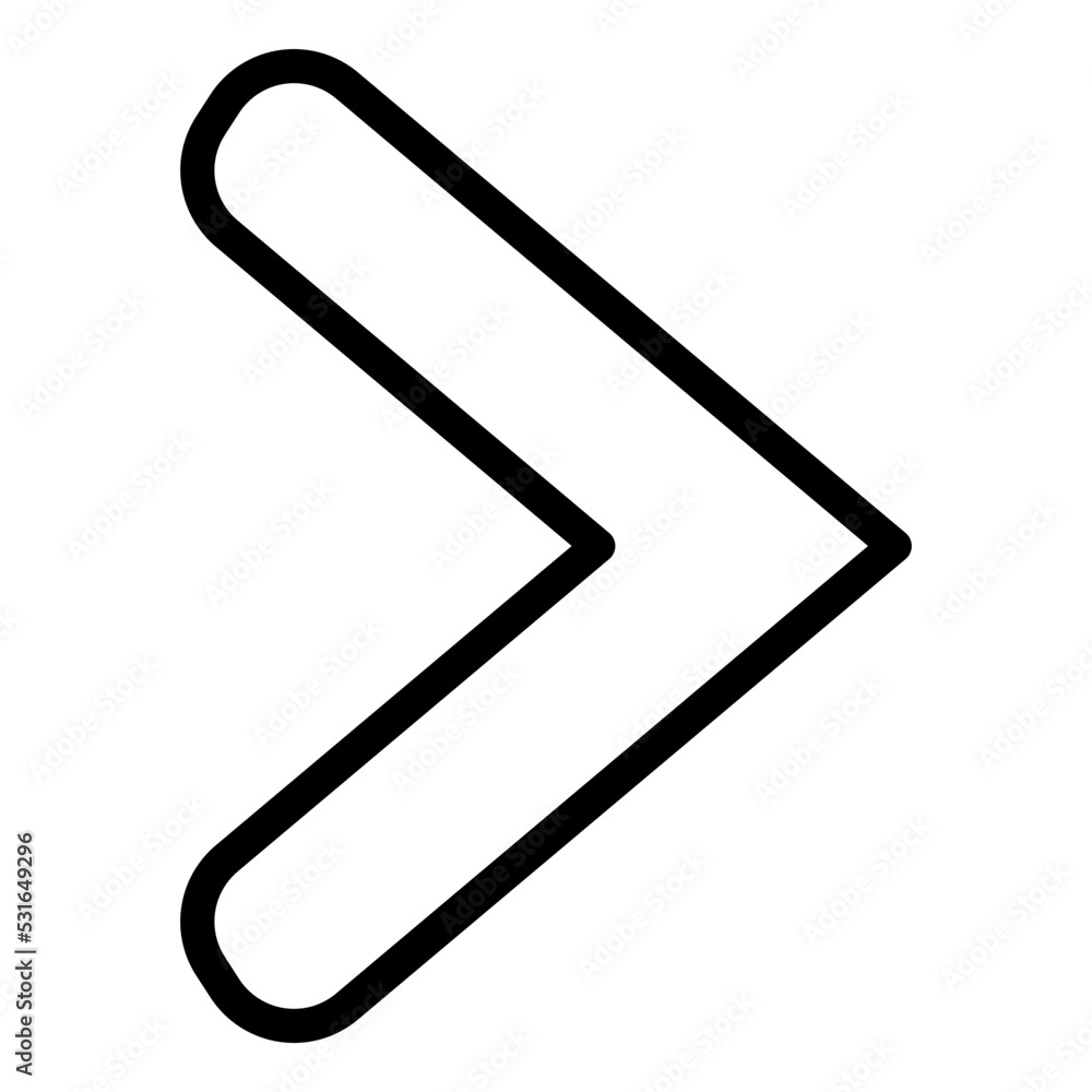 Right Chevron Icon Style Right Chevron Icon Style