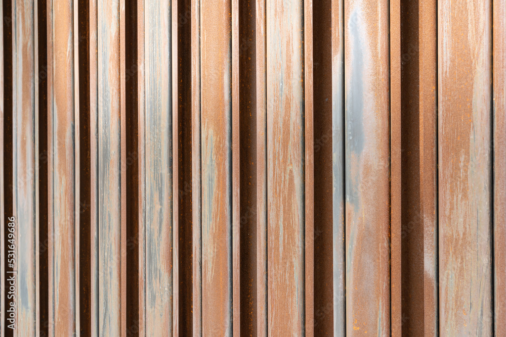 Fototapeta premium Real metal with rust texture background. Old steel surface background.