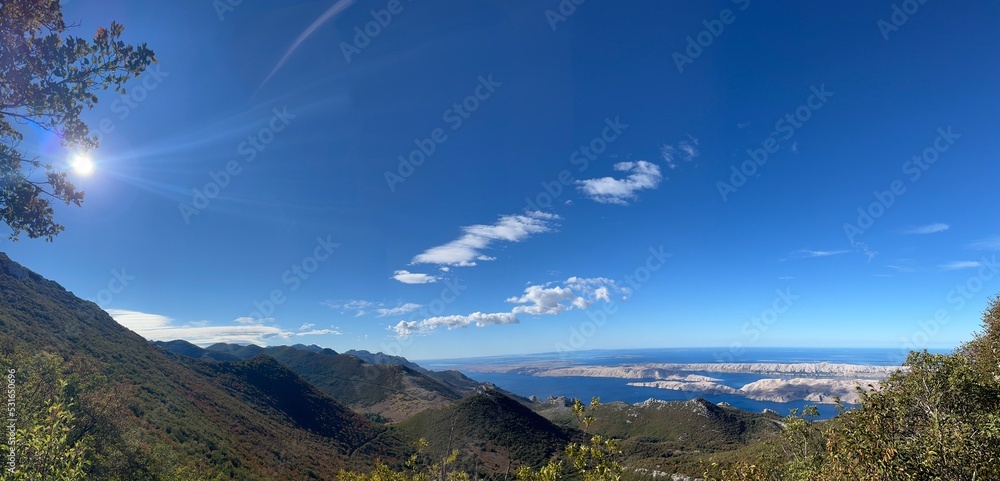 Velebit mountain in Croatia landscape