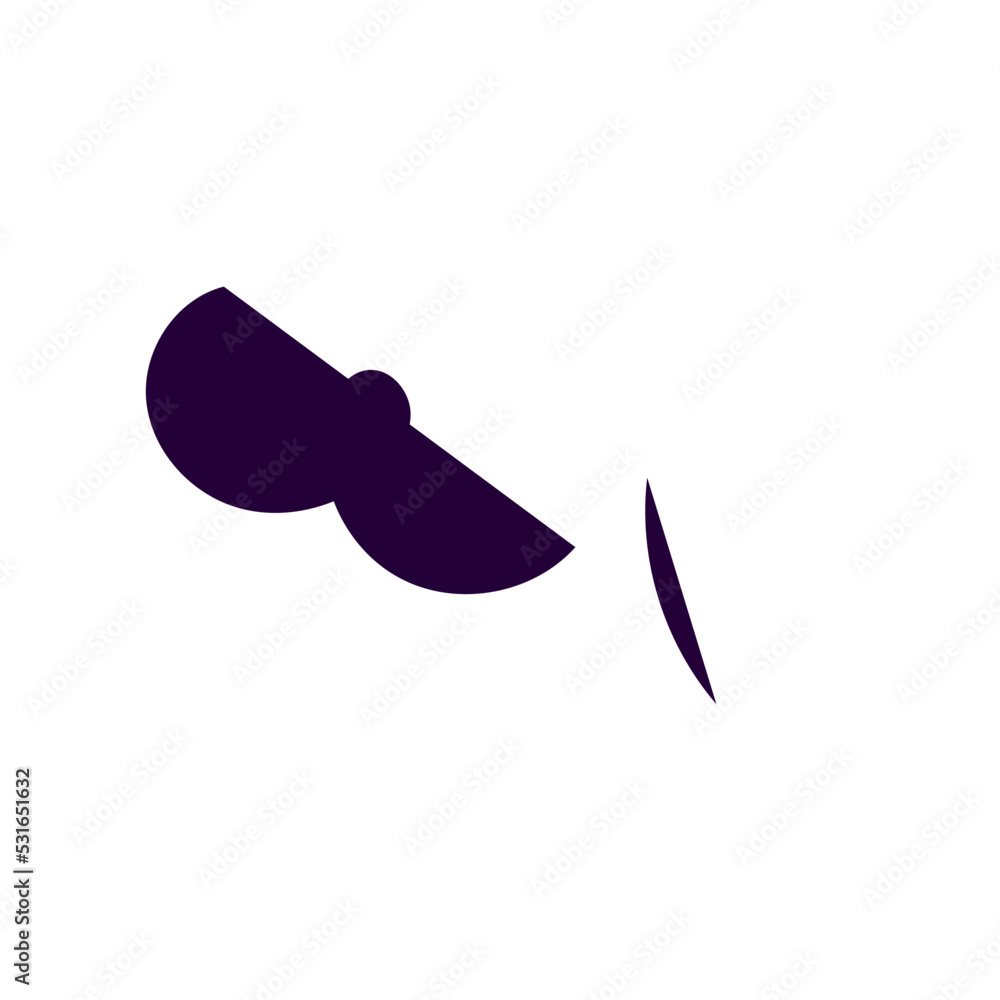 Fototapeta premium Abstract Shapes Organic Dark Purple