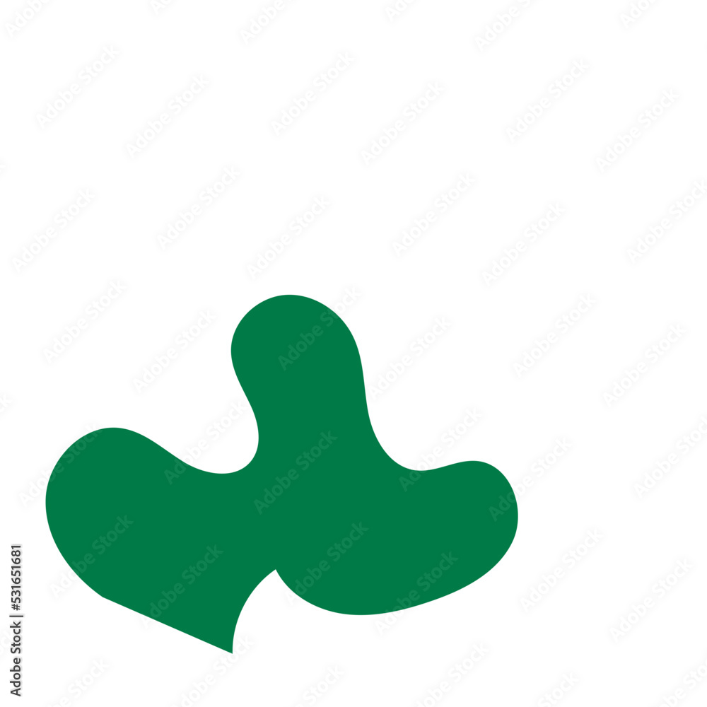 Abstract Shapes Organic Green Abstract Shapes Organic Green