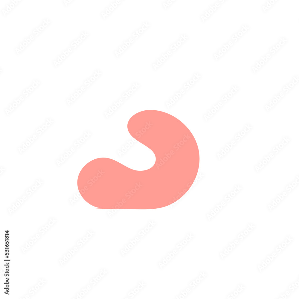 Abstract Shapes Organic Pastel Pink Abstract Shapes Organic Pastel Pink