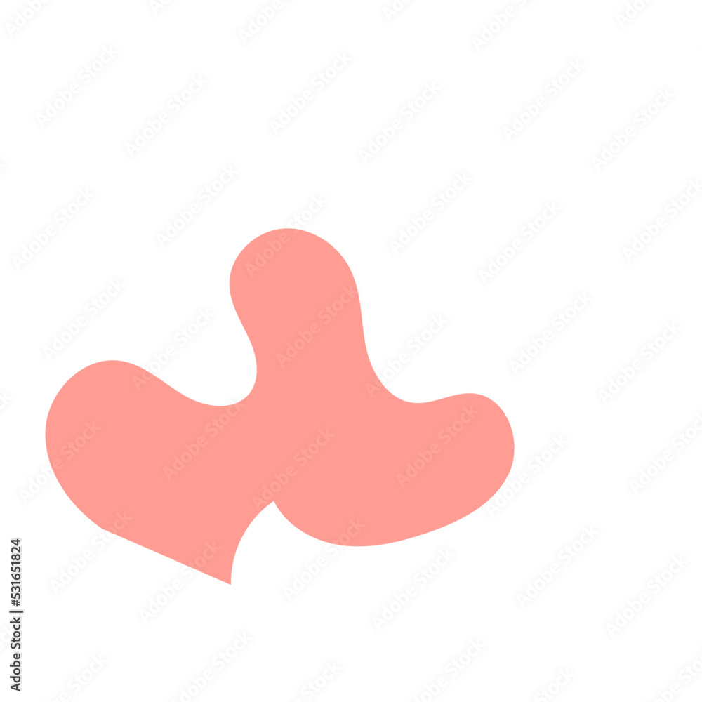 Abstract Shapes Organic Pastel Pink Abstract Shapes Organic Pastel Pink