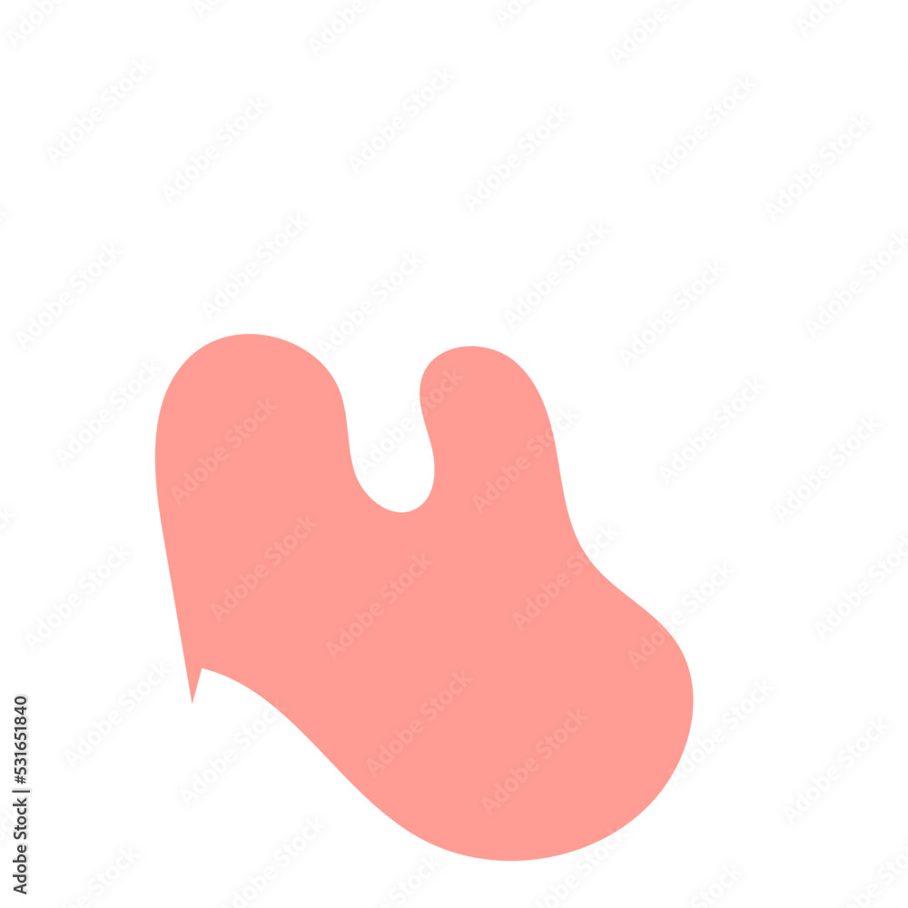 Abstract Shapes Organic Pastel Pink Abstract Shapes Organic Pastel Pink