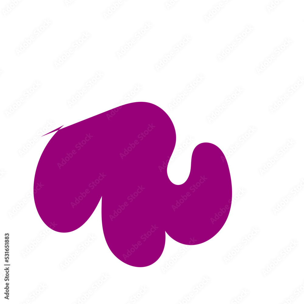 Abstract Shapes Organic Purple Abstract Shapes Organic Purple