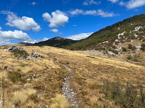 Velebit mountain in Croatia, landscape