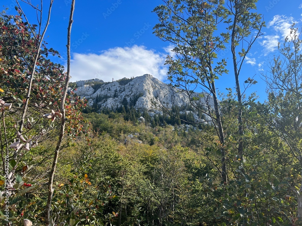 Velebit mountain in Croatia, landscape Velebit mountain in Croatia, landscape