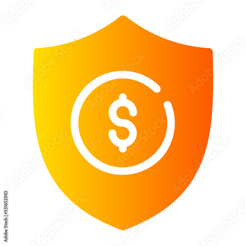 guarantee gradient icon