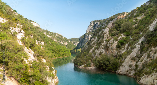 gorges, turquoise river and forest © M.studio