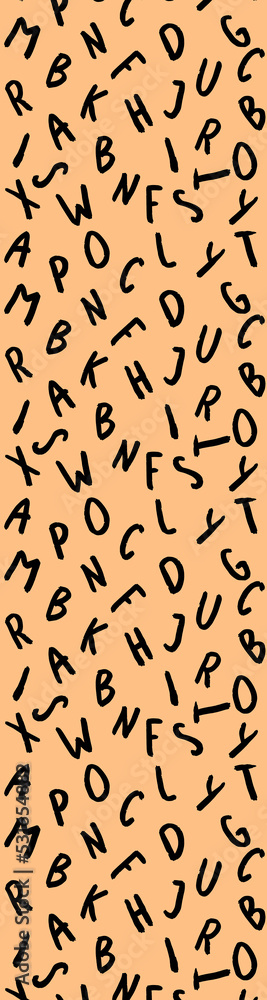 template with the image of keyboard symbols. set of letters. Surface template. pastel yellow orange red background. Vertical banner for insertion into site. template with the image of keyboard symbols. set of letters. Surface template. pastel yellow orange red background. Vertical banner for insertion into site.