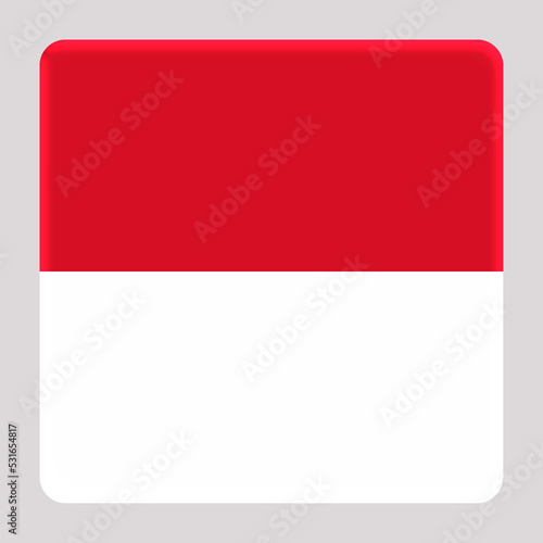 3D Flag of Monaco on a avatar square background. Free Download 3D Flag of Monaco on a avatar square background. - GFXLoad