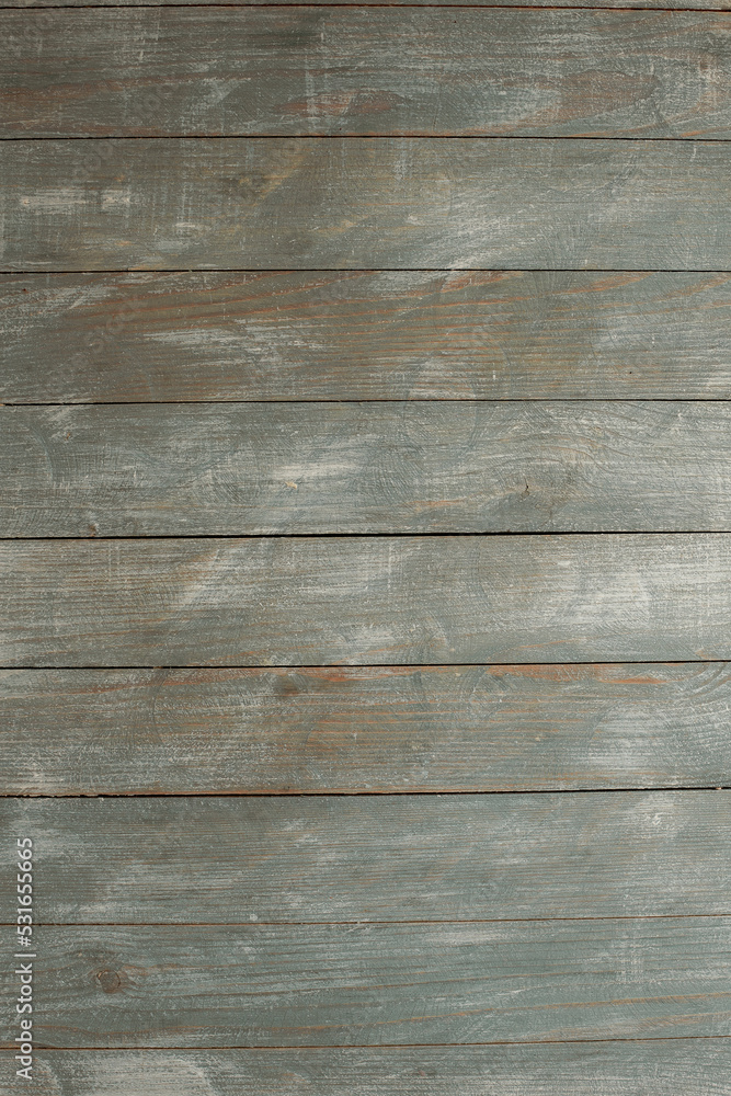 Naklejka premium Vintage blue wood background texture with knots and nail holes. Old painted wood wall. Blue abstract background. Vintage wooden dark blue horizontal boards. Front view with copy space. 