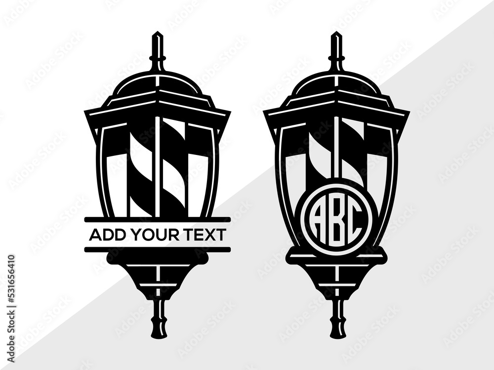 Barbers Pole Monogram SVG, Barber Light Svg, Barber Pole Svg ...