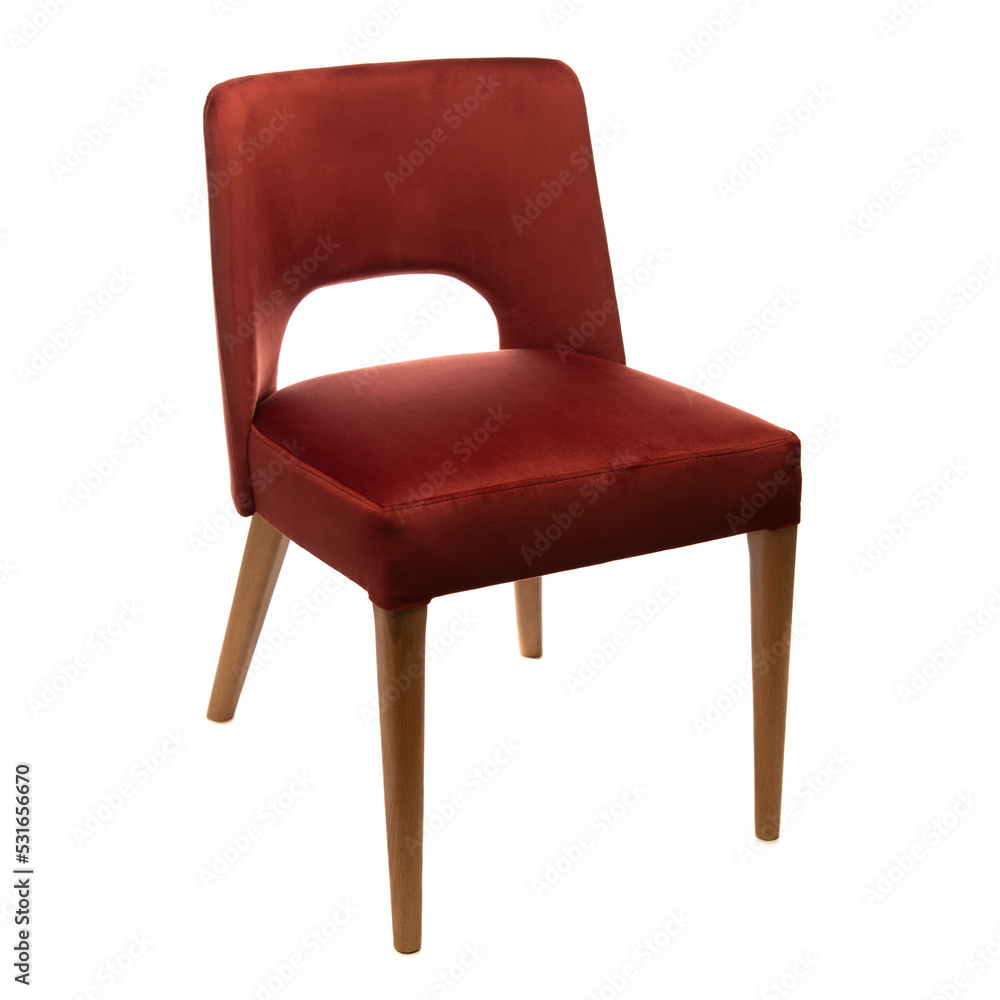 red armchair isolated on white red armchair isolated on white
