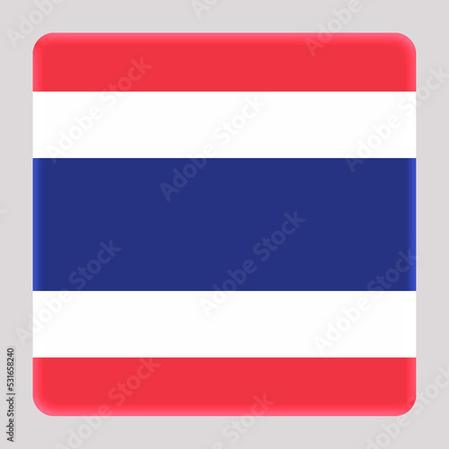3D Flag of Thailand on a avatar square background. Free Download 3D Flag of Thailand on a avatar square background. - GFXLoad