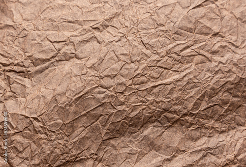 Wallpaper Mural Abstract wrinkled wrinkled texture of wrapping brown paper. Abstract background Torontodigital.ca