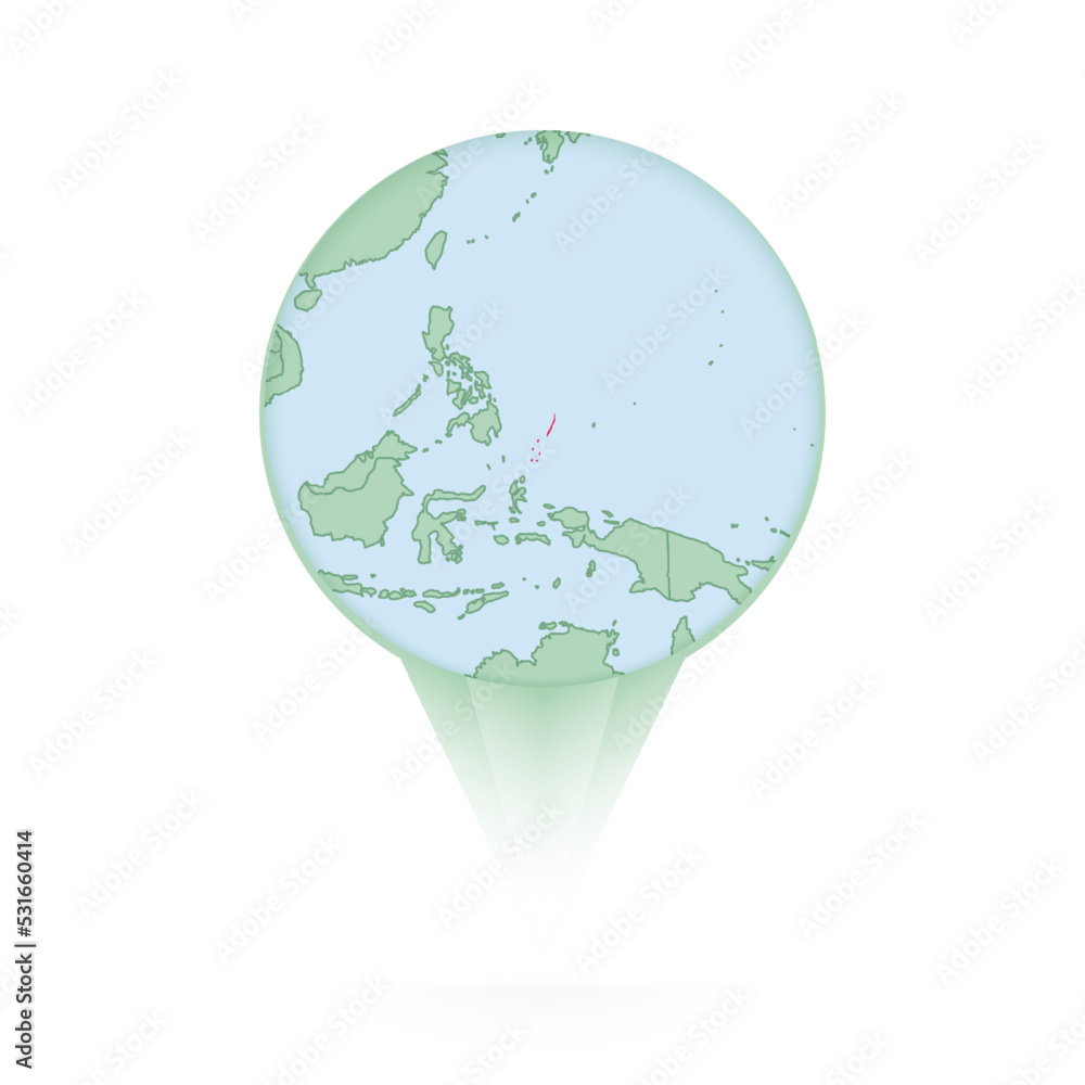 Palau map, stylish location icon with Palau map and flag. Palau map, stylish location icon with Palau map and flag.
