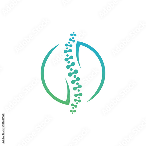 Spinal Cord, Doctor, Hospital, Health Logo Vector Design