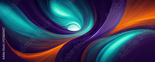 Tableau sur toile Dynamic abstract wallpaper background illustration