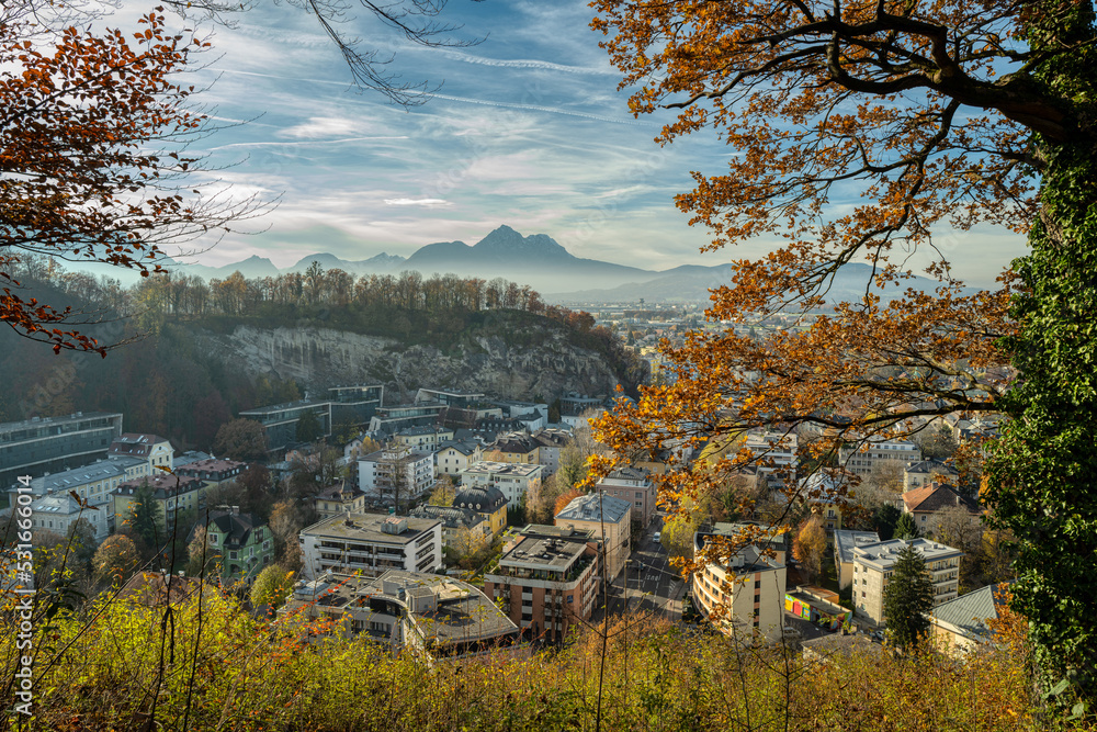 Naklejka premium Blick auf Salzburg