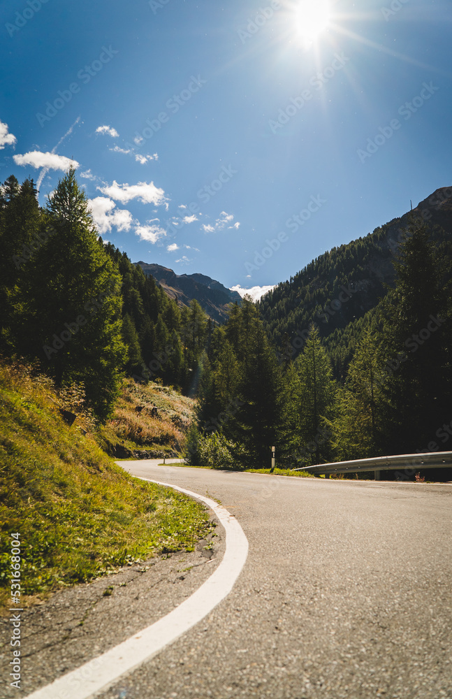Fototapeta premium road in the mountains