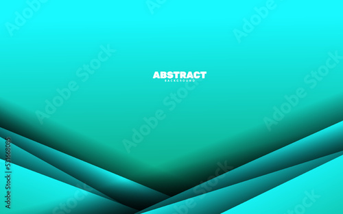 Abstract papercut banner backgrond