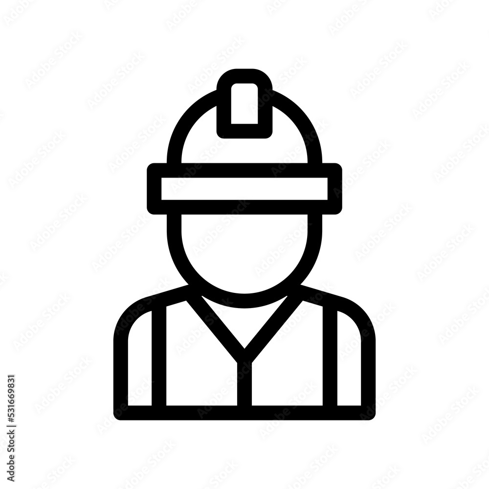 engineer line icon illustration vector graphic engineer line icon illustration vector graphic