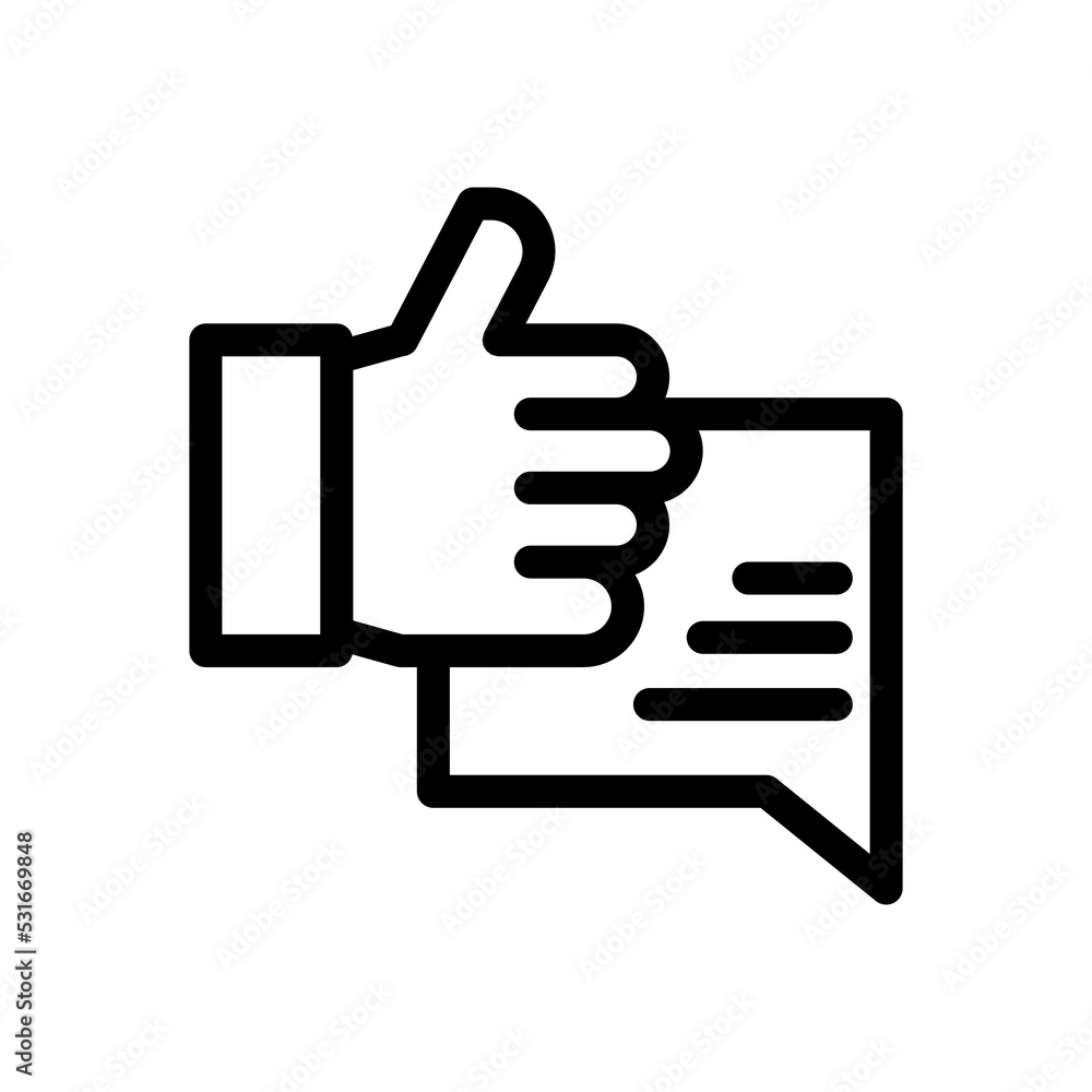 good reviews line icon illustration vector graphic good reviews line icon illustration vector graphic