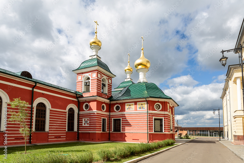 Temple in honor of St. Nicholas the Wonderworker in the Nizhny Novgorod Kremlin. Nizhny Novgorod, Russia