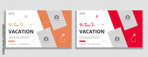 Travel Agency Thumbnail And Social Media Post Banner