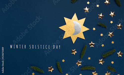 Konstfotografi Winter solstice day holiday, December 21