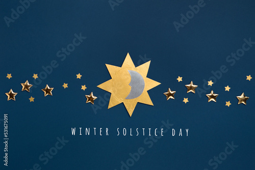 Konstfotografi Winter solstice day holiday, December 21