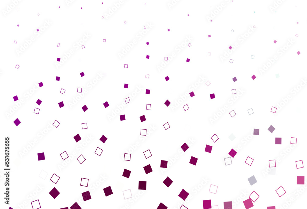 Light Purple vector template with square style.