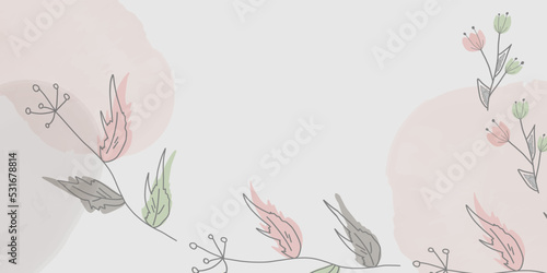 Watercolor Backgrounds. Colorful design for text, wall trim, backdrops, wallpaper . Watercolor design with brushes. Vector illustration.