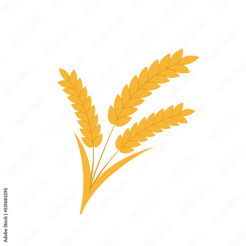 Bunch of golden wheat Bunch of golden wheat