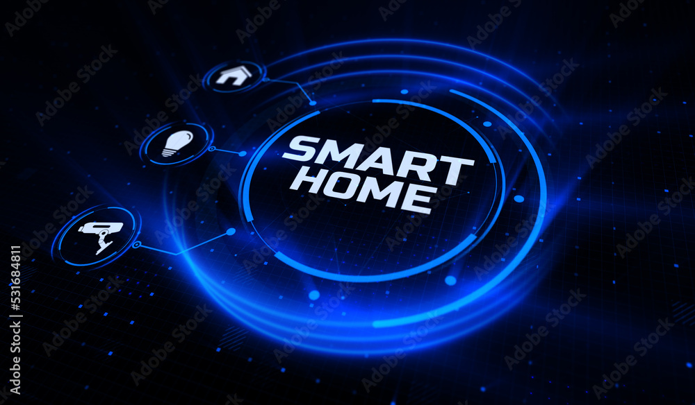 Smart home IOT internet of things wireless control automation.