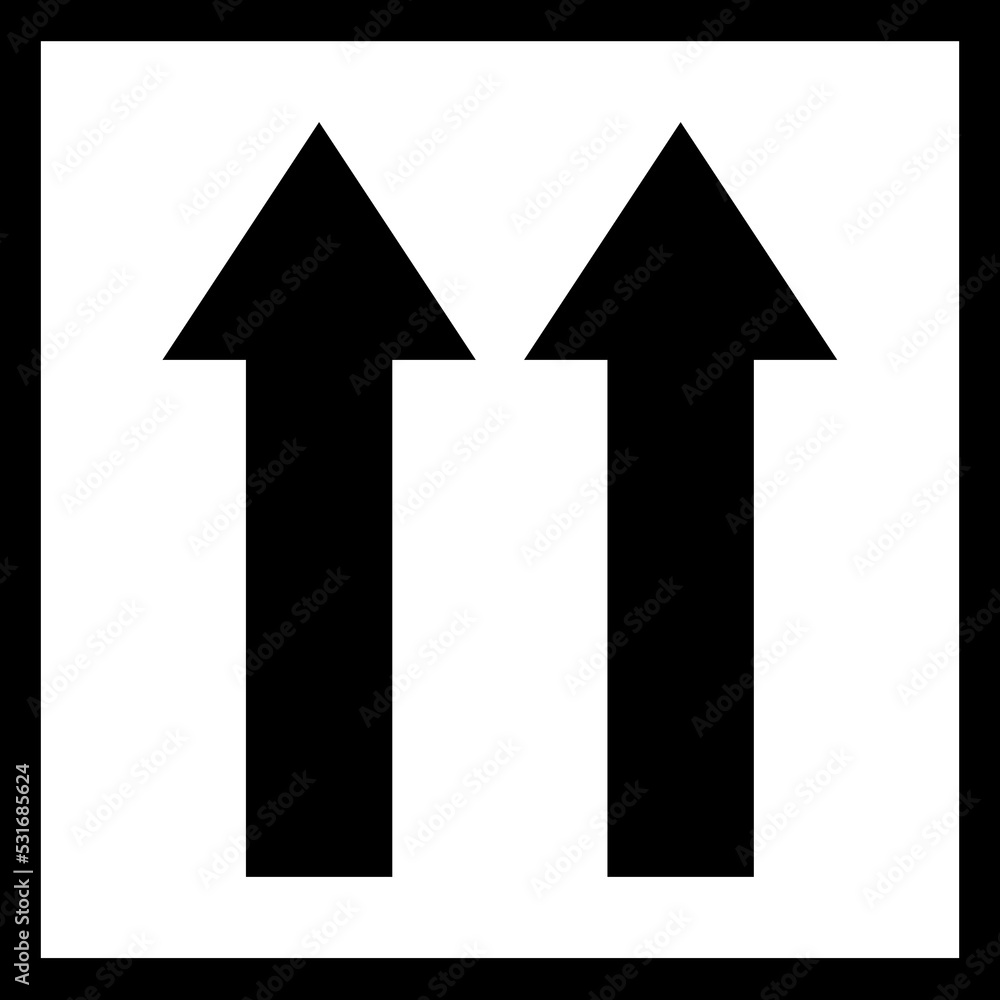Black and white packaging cargo symbols Black and white packaging cargo symbols
