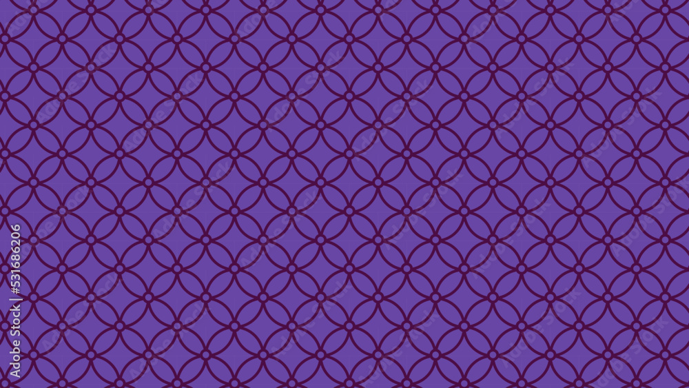 Fototapeta premium Purple Traditional Japanese Pattern Background (Hoshi Cloisonne)