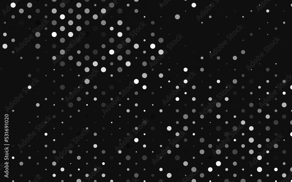 Light Silver, Gray vector cover with spots. Light Silver, Gray vector cover with spots.