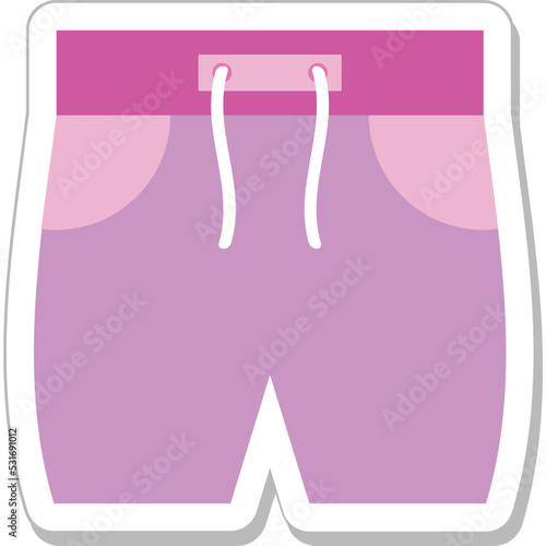 Shorts Colored Vector Icon