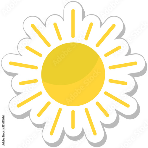 Sun Colored Vector Icon