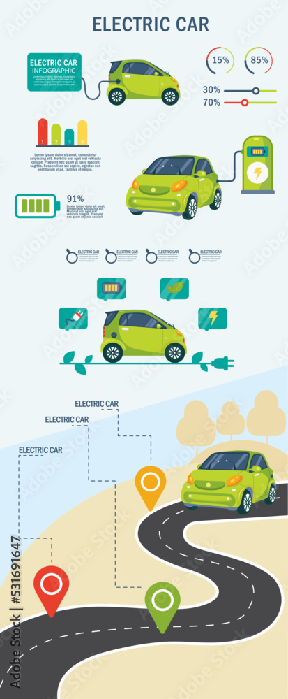 Infographics eletronic machine. Vector illustration